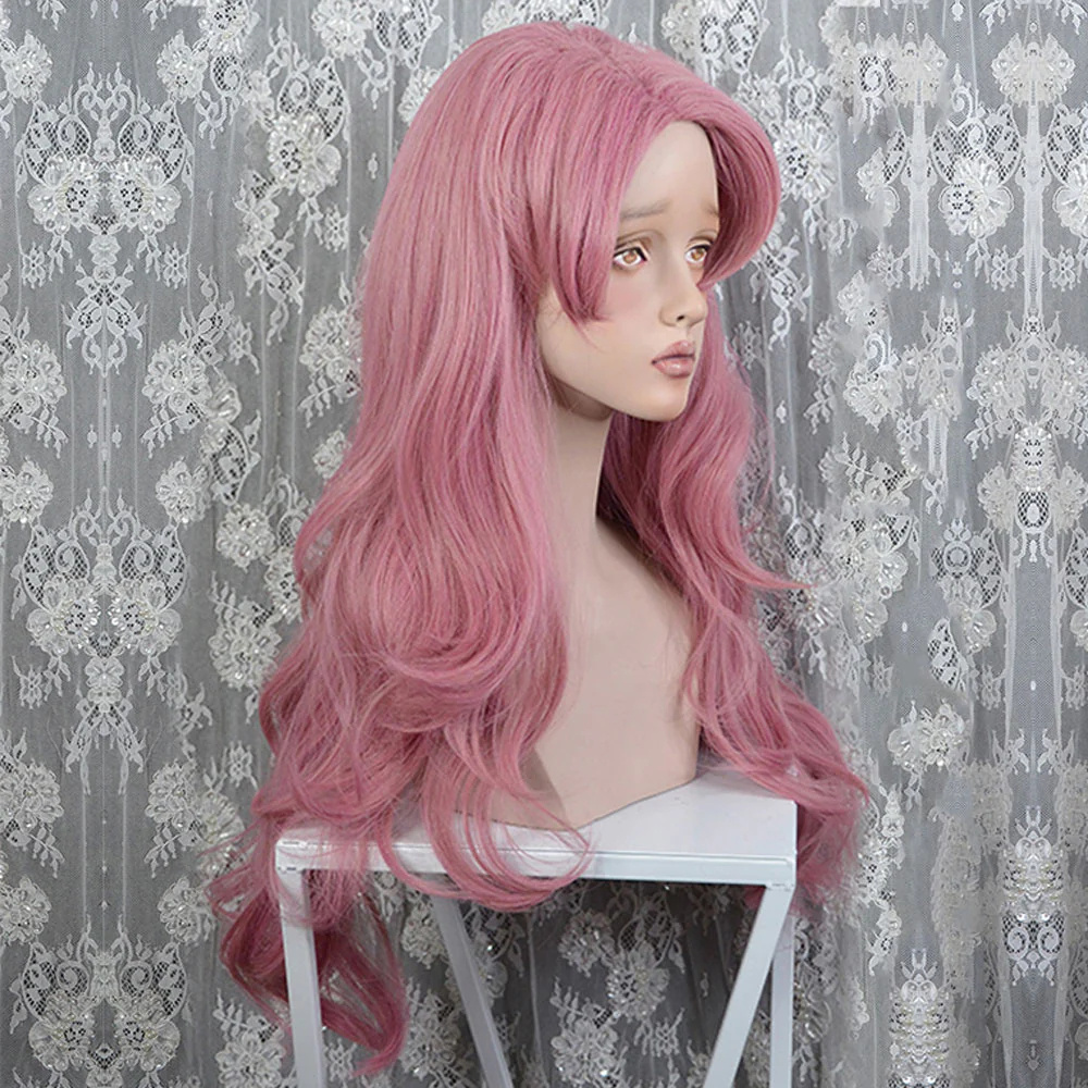 Black Clover Vanessa Enoteca Pink Red Cosplay Wig