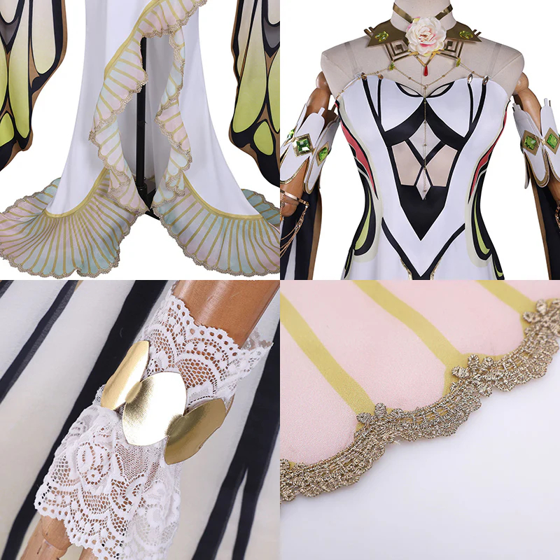 Code Geass: C.C. CC Butterfly Gown Cosplay Costume