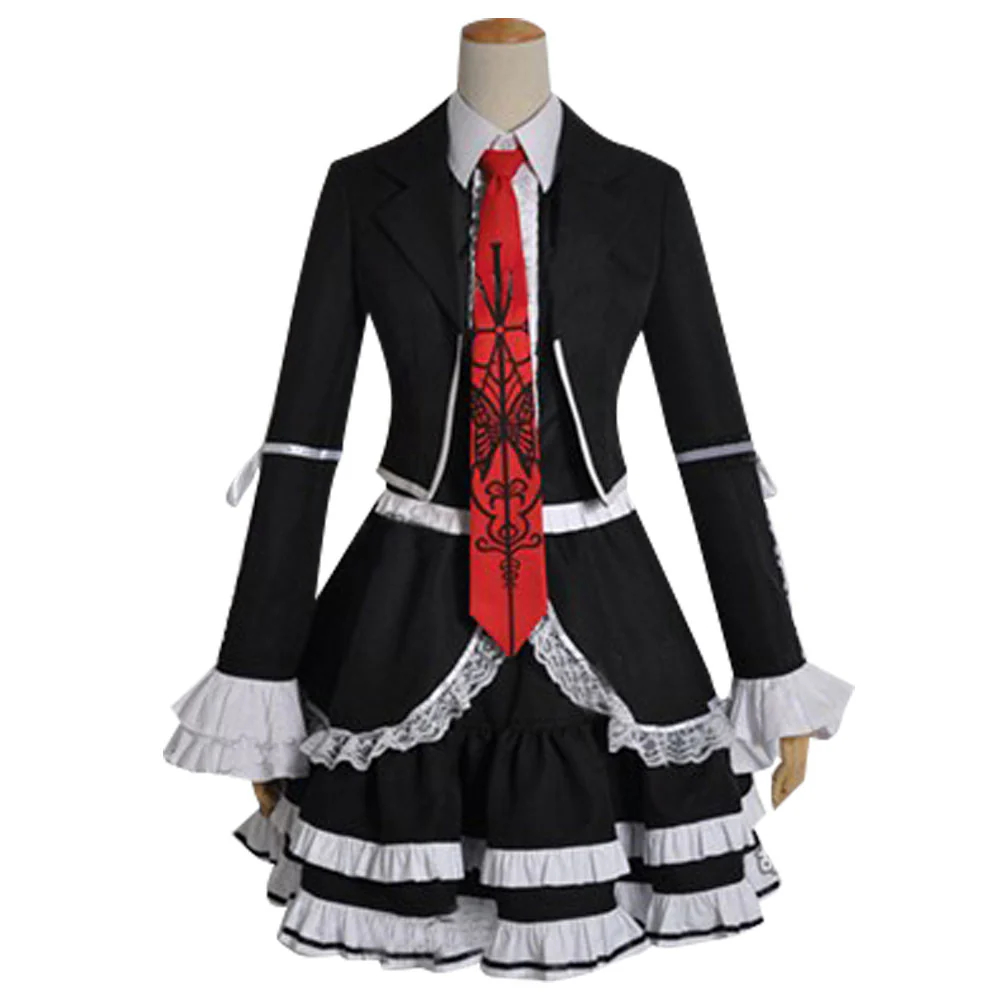 Danganronpa Dangan Ronpa Celestia Ludenberg Dress Cosplay Costume