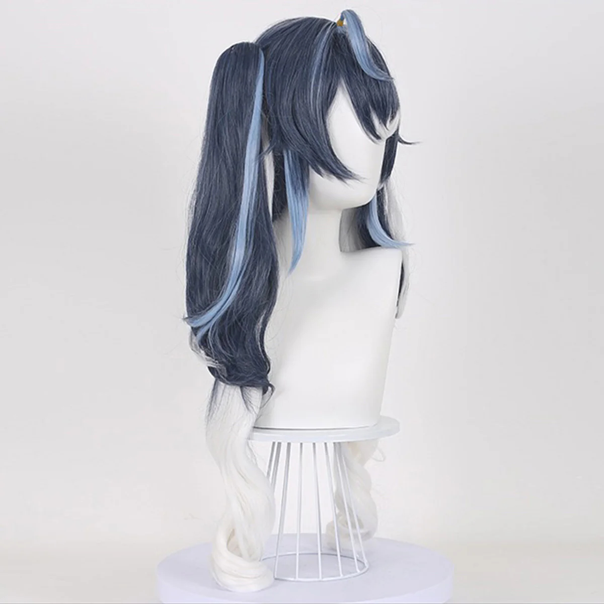 Vocaloid Hatsune Miku Snow Miku 2025 Blue White Cosplay Wig