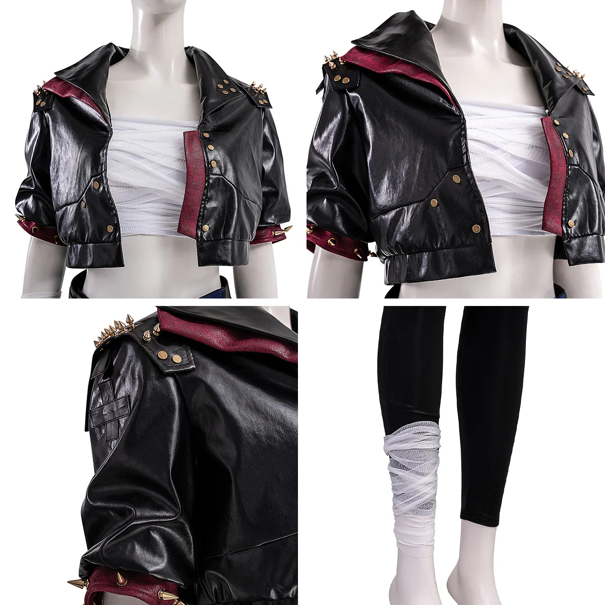 League of Legends LOL Vi Black Cosplay Costume