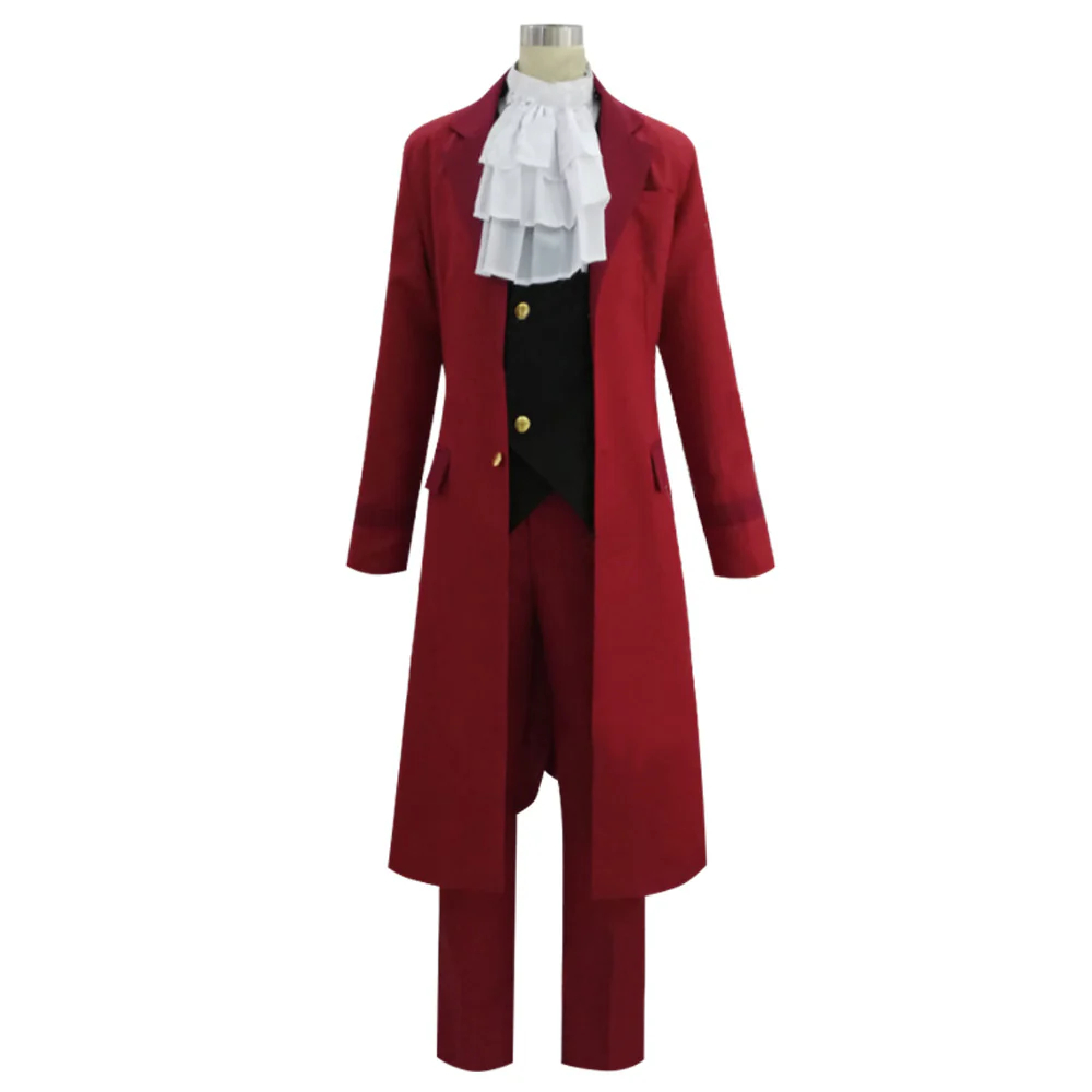 Ace Attorney Gyakuten Saiban Miles Edgeworth Cosplay Costume
