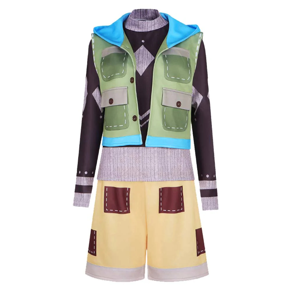 Brave Cat (2026) Kona Hoodie Jacket Pants Set Outfit Adult Kids Halloween Carnival Party Cosplay Costume