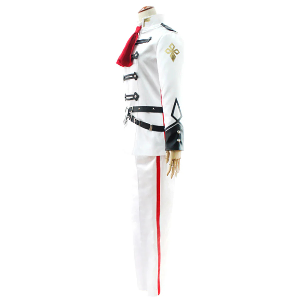 Ace Attorney Kazuma Asogi Kazuma Asogi White Cosplay Costume
