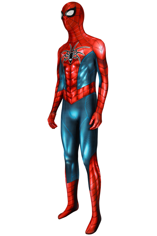 Movie Spider Man PS4 armour-MK IV Cosplay Costume J19058EA