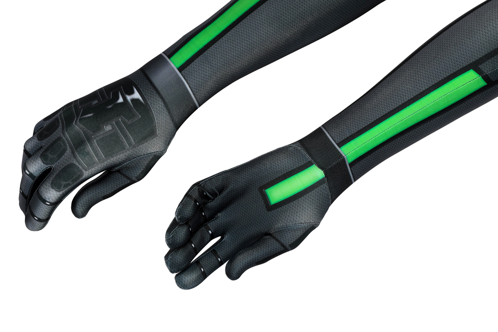 Marvel Movie spider man PS4 Stealth Big Time suit .Cosplay Costume J19053CA 