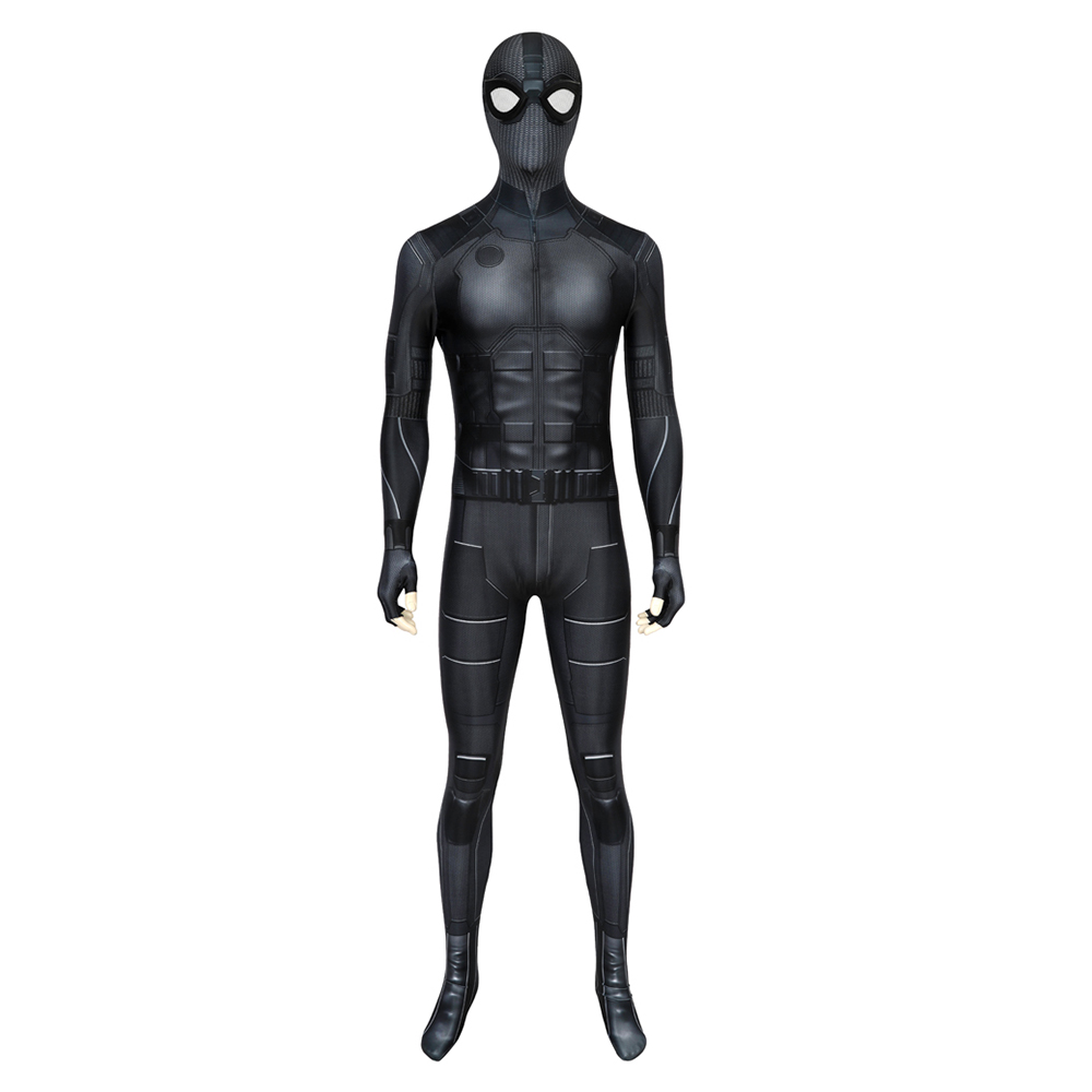 Marvel Movie Spider-Man Far From Home  Peter Parker  Night monkey Cosplay Costume J19038EB