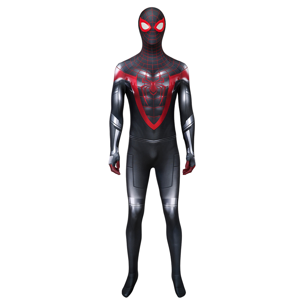 Movie Spider Man PS5 Miles Morales Cosplay Costume Halloween Costume Sets J19075BA