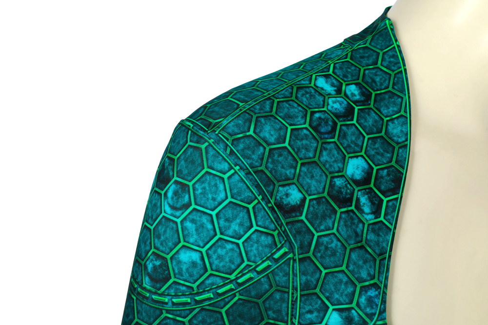 DC Movie  Mera Cosplay Suit Aquaman Mera Spandex Printed Cosplay Costumes J19010EA