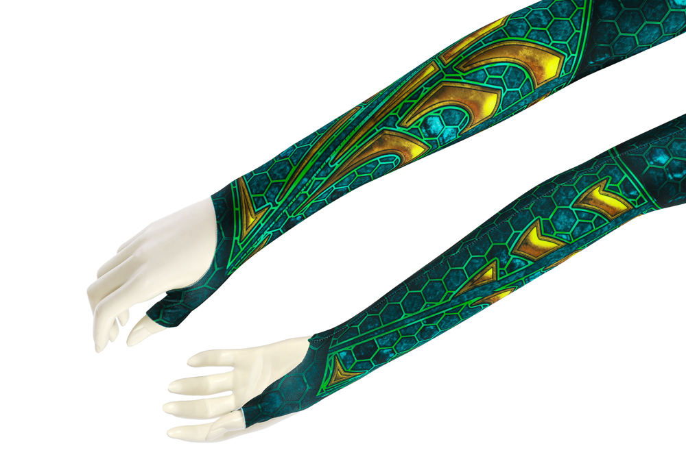 DC Movie  Mera Cosplay Suit Aquaman Mera Spandex Printed Cosplay Costumes J19010EA