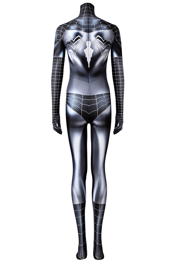 Movie Spiderman Cosplay black cat Woman Zentai Suit Spandex Bodysuit Superhero Zentai Costume J19081EA