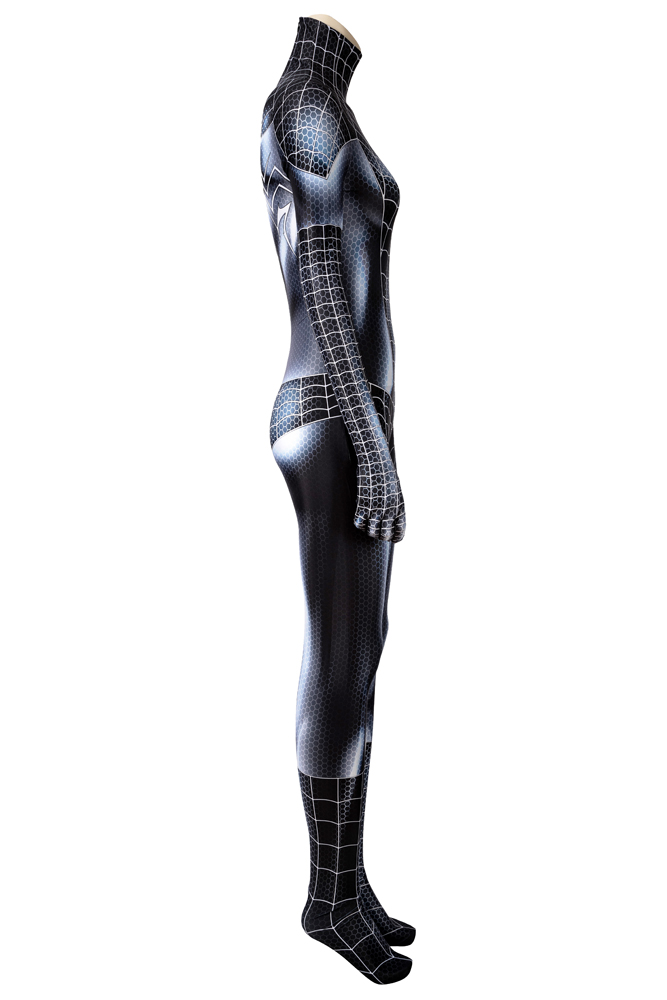 Movie Spiderman Cosplay black cat Woman Zentai Suit Spandex Bodysuit Superhero Zentai Costume J19081EA
