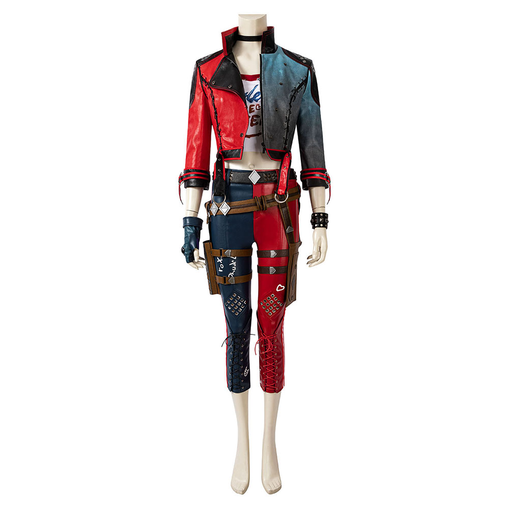 Harley Quinn Costume Cosplay Suit Suicide Squad  Kill the Justice League Movie 4612