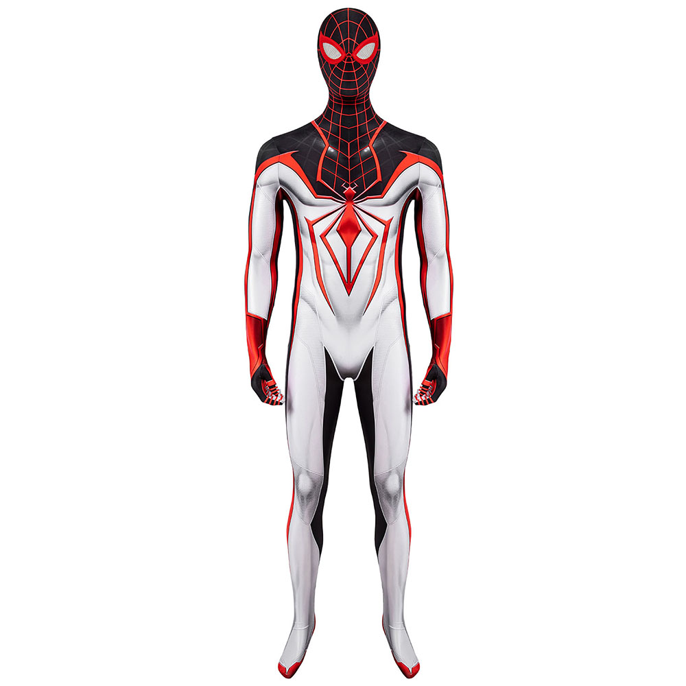  Movie PS5 Spider-Man Miles Morales T.R.A.C.K. Suit Cosplay Costume Halloween Costume Sets J19090BA 