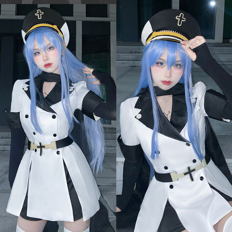 Anime Akame ga Kill! Esdeath Cosplay Costumes