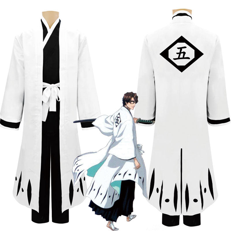 Bleach Toshiro Hitsugaya 1st to12th Division Captain Cosplay Costumes
