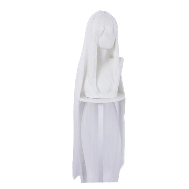 Inuyasha Sesshoumaru Long Straight White Cosplay Wigs