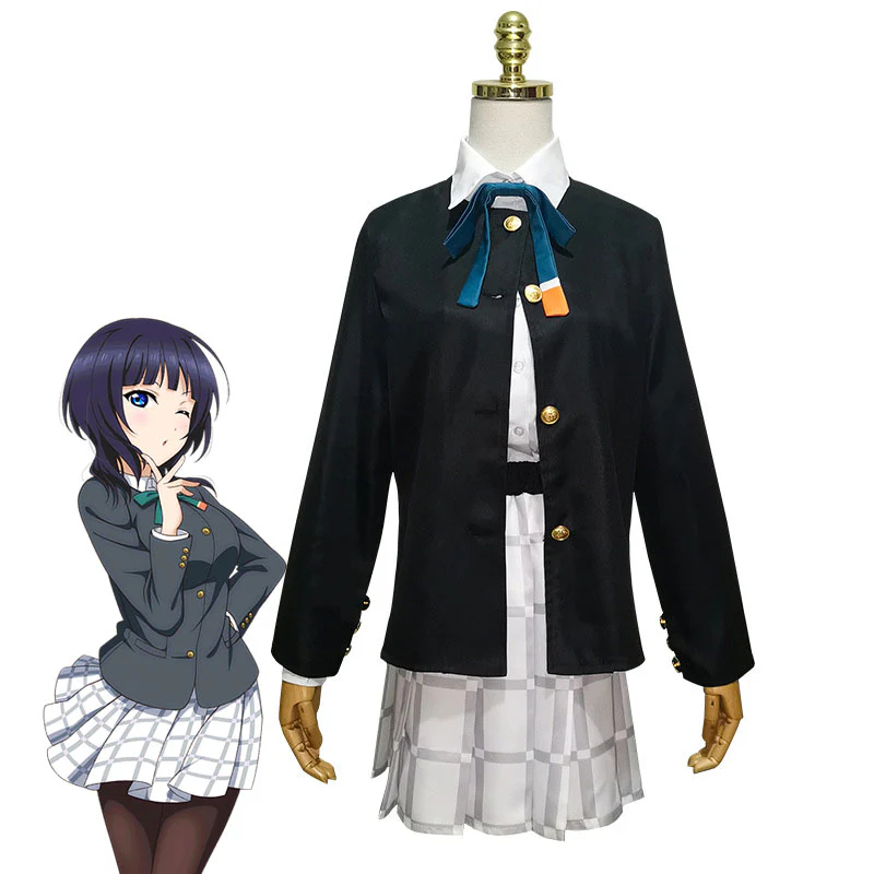 Anime Love Live! Nijigasaki High School Idol Club Emma Verde Cosplay Costumes