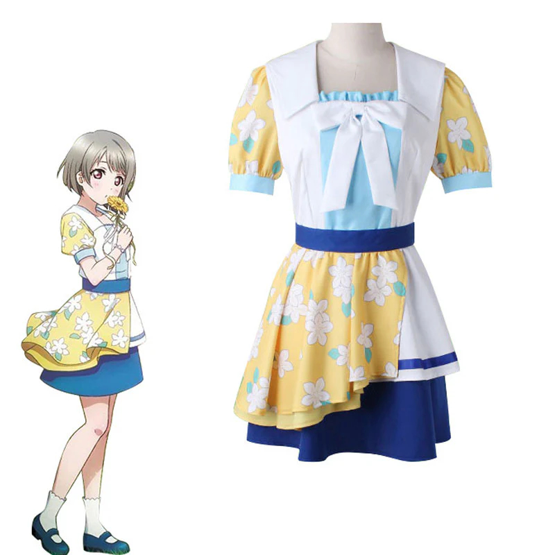Anime Lovelive! Nijigasaki High School Idol Club Kasumi Nakasu Cosplay Costumes