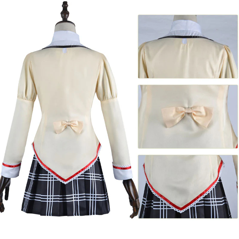 Puella Magi Madoka Magica: Walpurgisnacht Rising Madoka Kaname Uniform Cosplay Costume