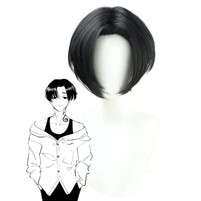 Anime Tokyo Revengers Manjiro Sano Mikey Black Cosplay Wigs