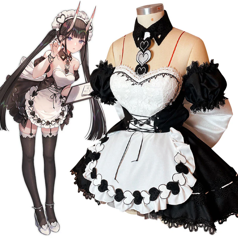 Azur Lane Noshiro Maid Cosplay Costume