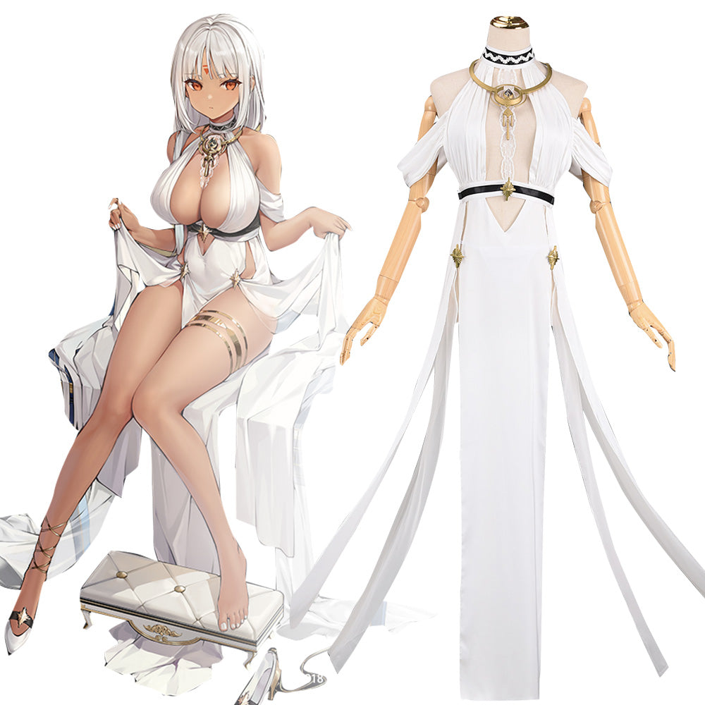 Azur Lane USS Massachusetts Cosplay Costume