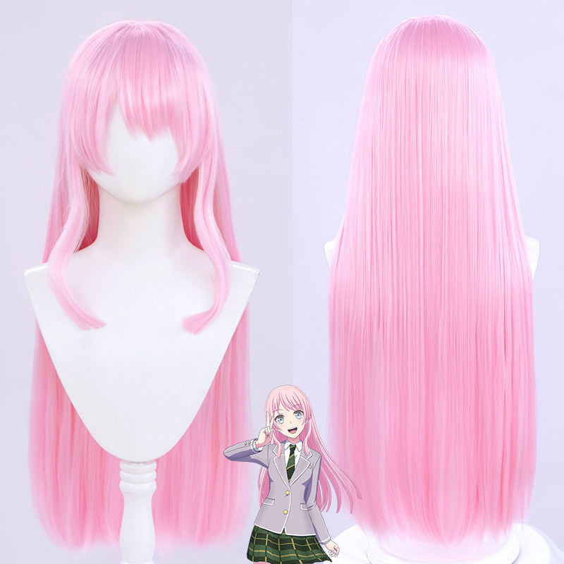 BanG Dream! It's MyGO!!!!! Anon Chihaya Pink Cosplay Wig