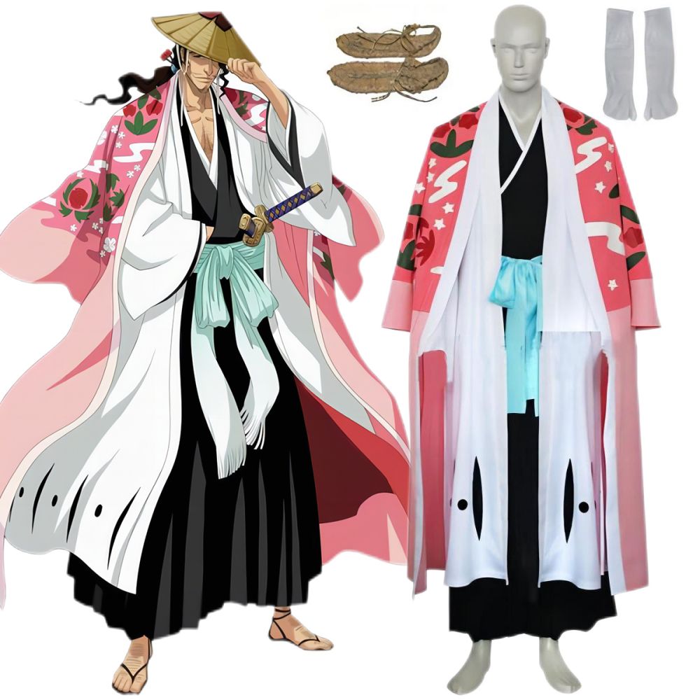 Bleach: Thousand Year Blood War Arc Kyoraku Shunsui Cosplay Costume