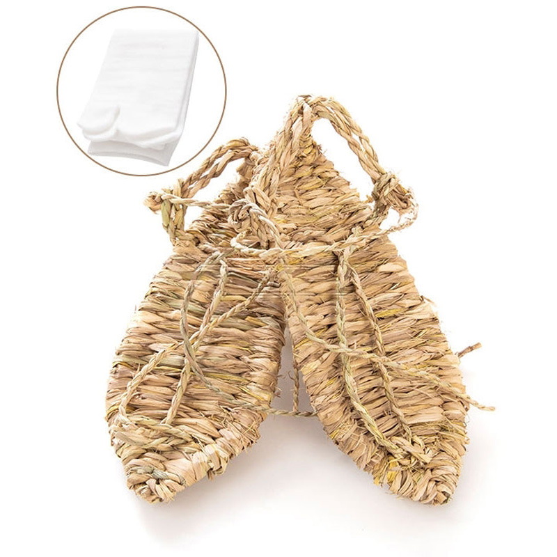 Bleach Kurosaki Ichigo Straw Sandals Cosplay Shoes