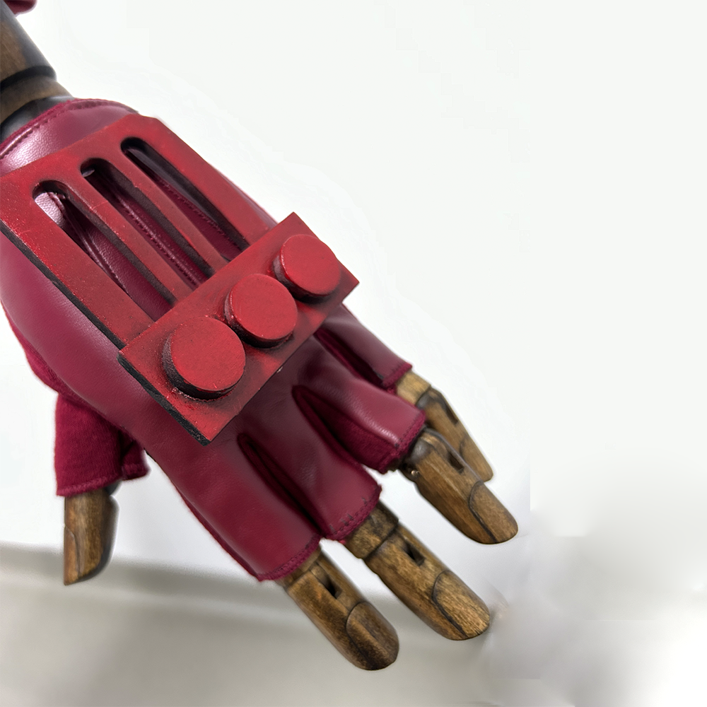 Street Fighter Cammy White Cosplay Props Gloves Bracers