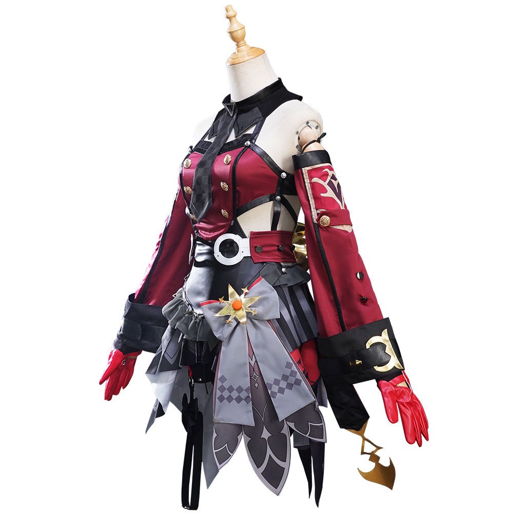 Genshin Impact 19,5 Goth Girl Cosplay Costume Demon M Cosplay Dress parrucca uniforme cappello Andersdotter Loli Halloween Party Women