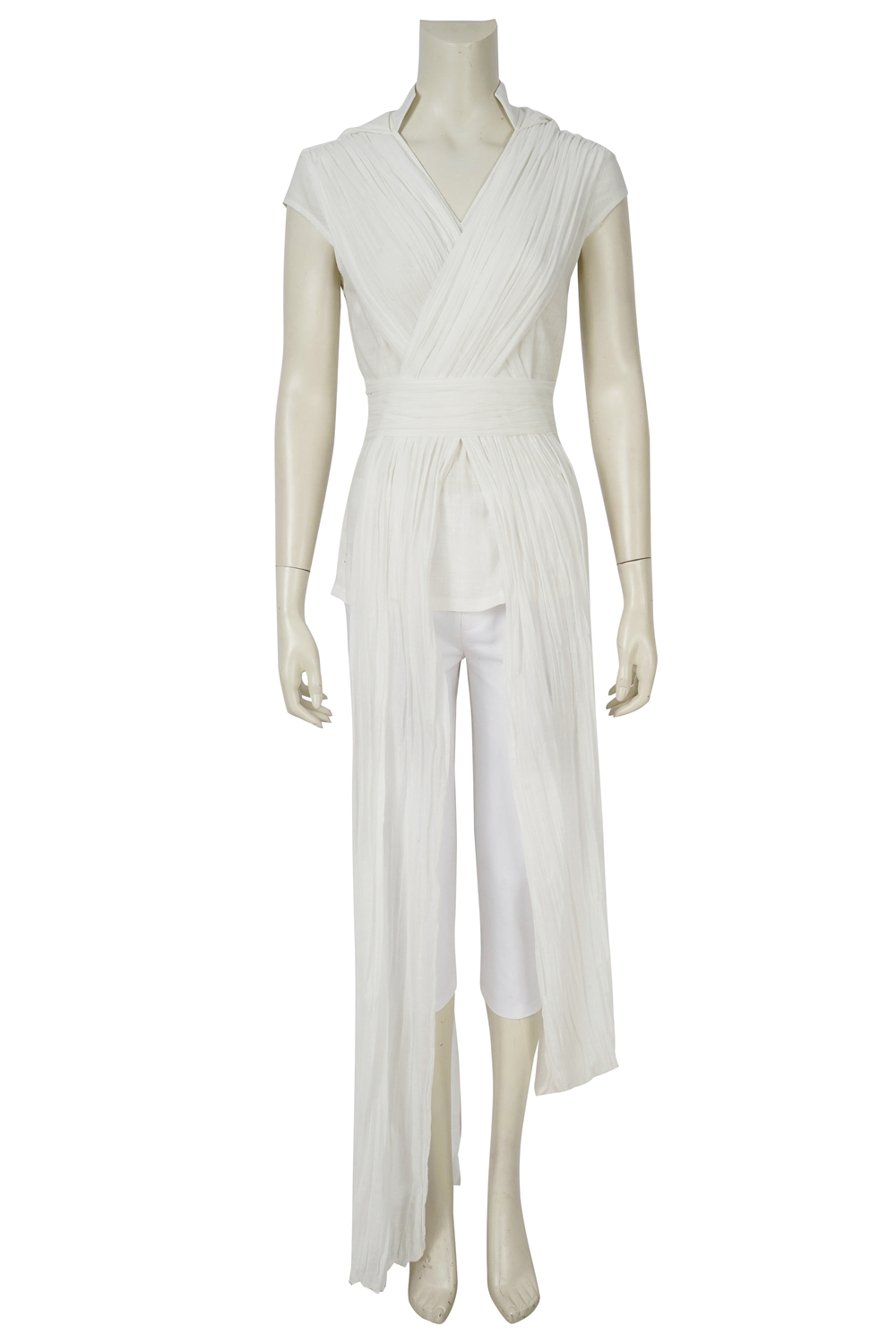 Movie Star Wars The Rise of Skywalker Cosplay Rey Costume Outfit Full Set Halloween