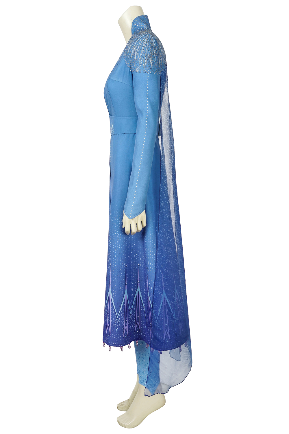 Frozen Elsa coat and boots Elsa Queen Womens Costume Cosplay Movie 4387