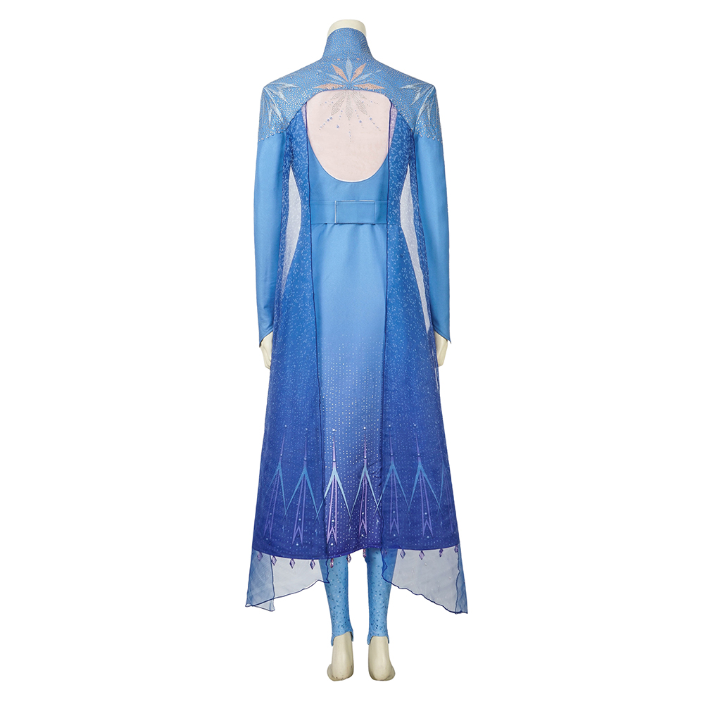 Frozen Elsa coat and boots Elsa Queen Womens Costume Cosplay Movie 4387
