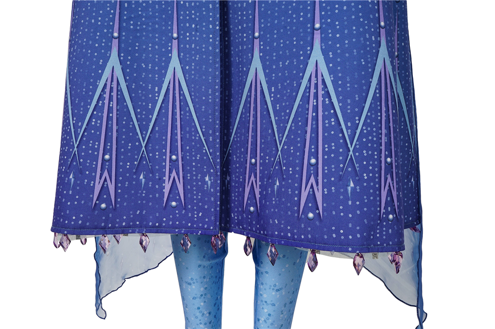 Frozen Elsa coat and boots Elsa Queen Womens Costume Cosplay Movie 4387