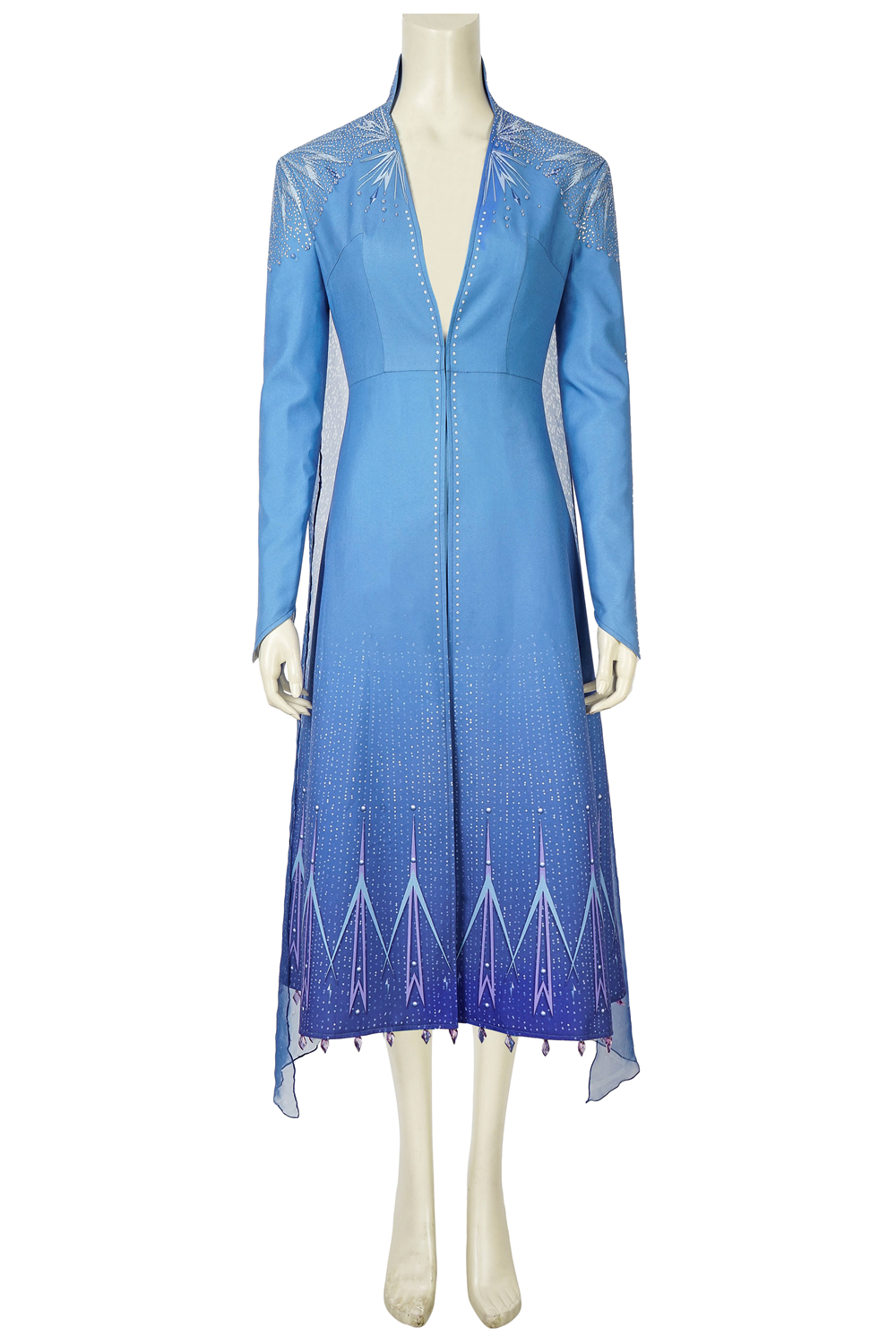 Frozen Elsa coat and boots Elsa Queen Womens Costume Cosplay Movie 4387