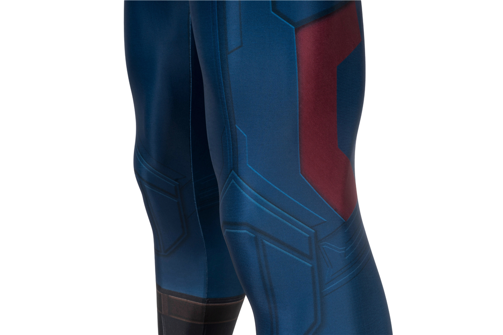 Marvel Movie Avengers: Endgame Steven Rogers Captain America Cosplay Costume For Man J4432