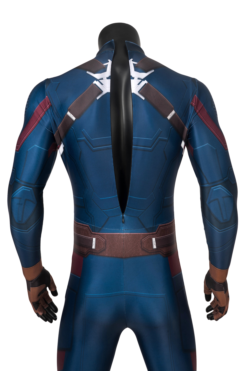 Marvel Movie Avengers: Endgame Steven Rogers Captain America Cosplay Costume For Man J4432