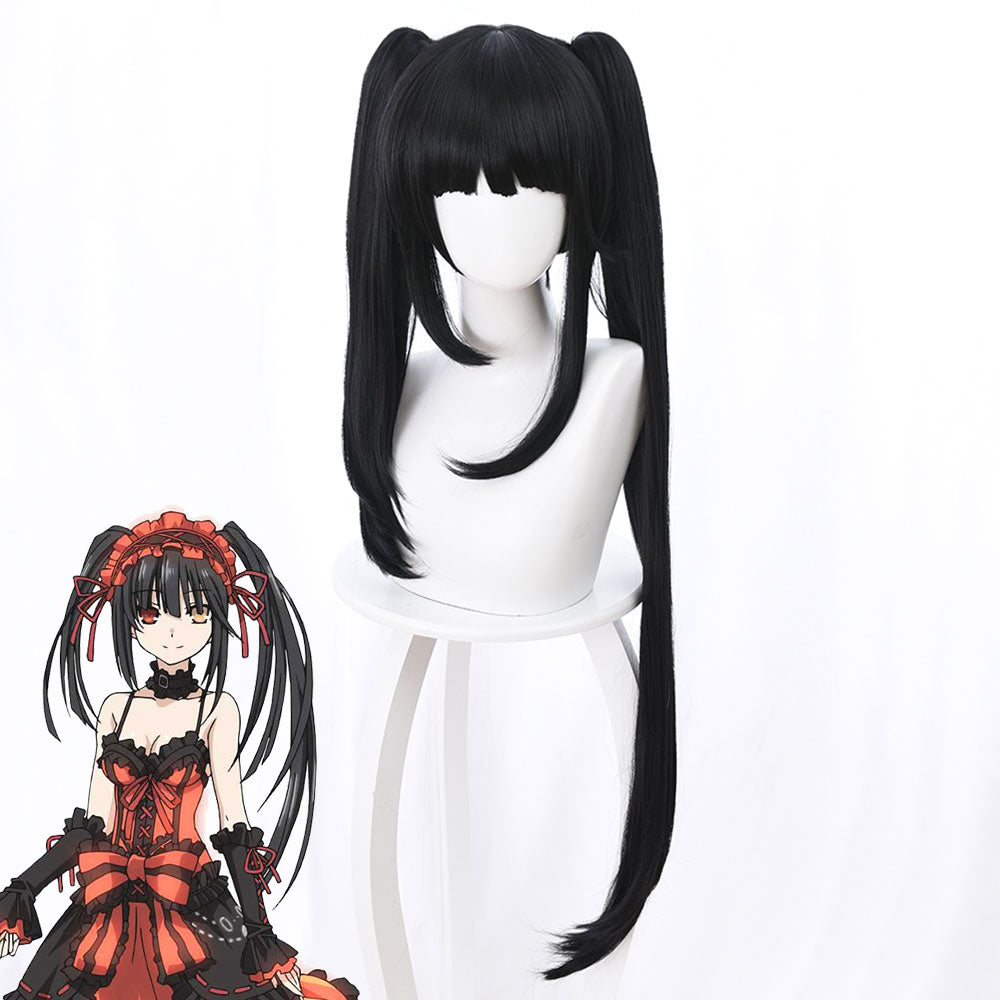 Date A Live Tokisaki Kurumi Nightmare Black Cosplay Wig