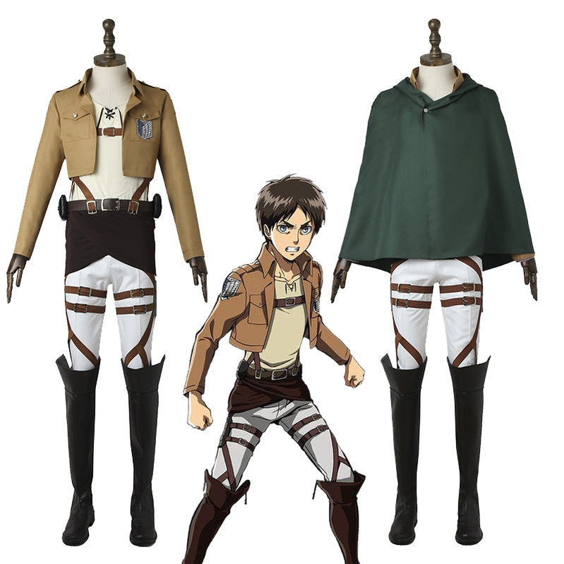 Attack on Titan Eren Jaeger The Wings Of Freedom Survey Corps Uniform Cosplay Costume