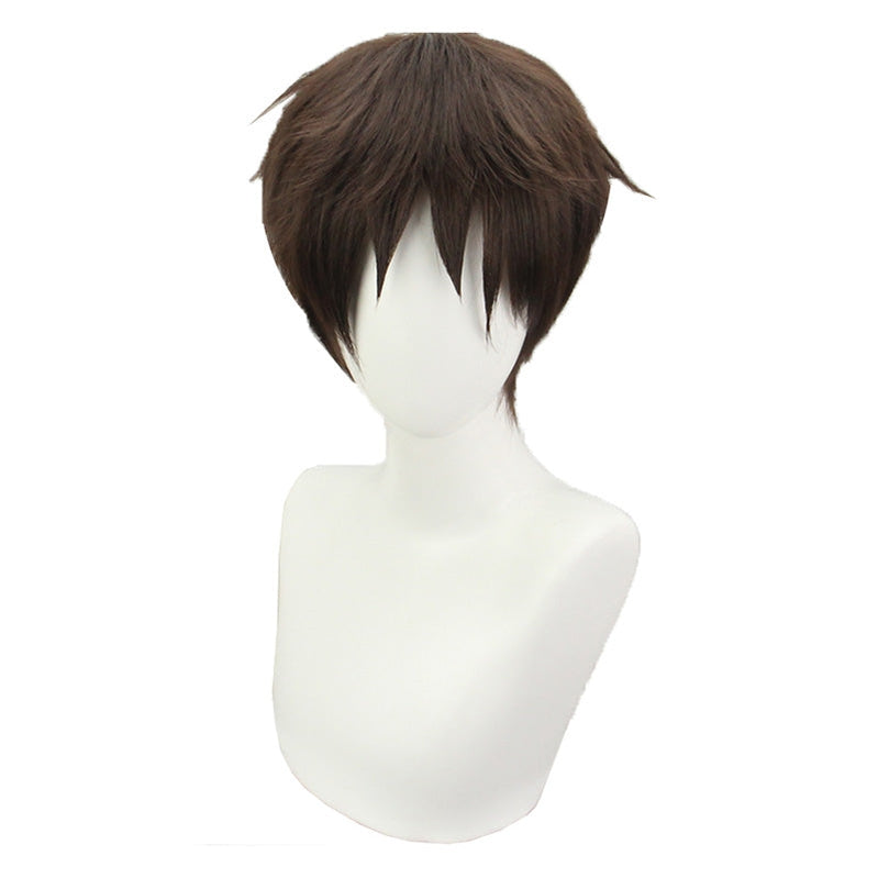 Attack on Titan Eren Jaeger Short Brown Cosplay Wigs