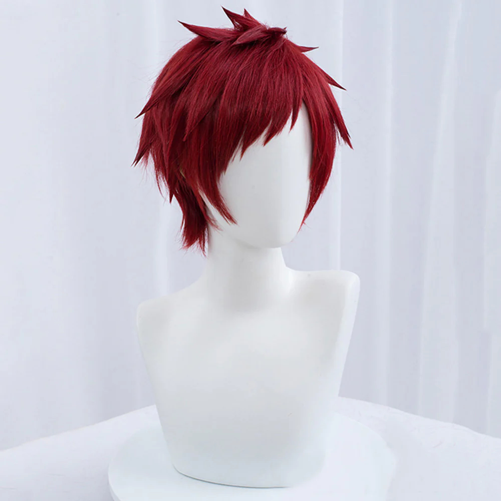 Gaara from Naruto Halloween Red Cosplay Wig