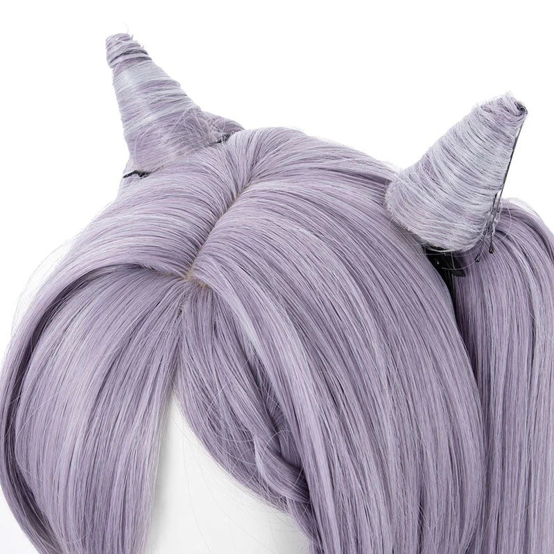 Genshin Impact Keqing Purple Cosplay Wig