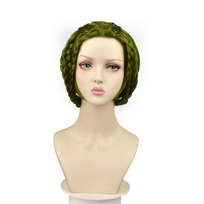 Game Identity V Doctors Past Emily Dale Green Cosplay Wigs