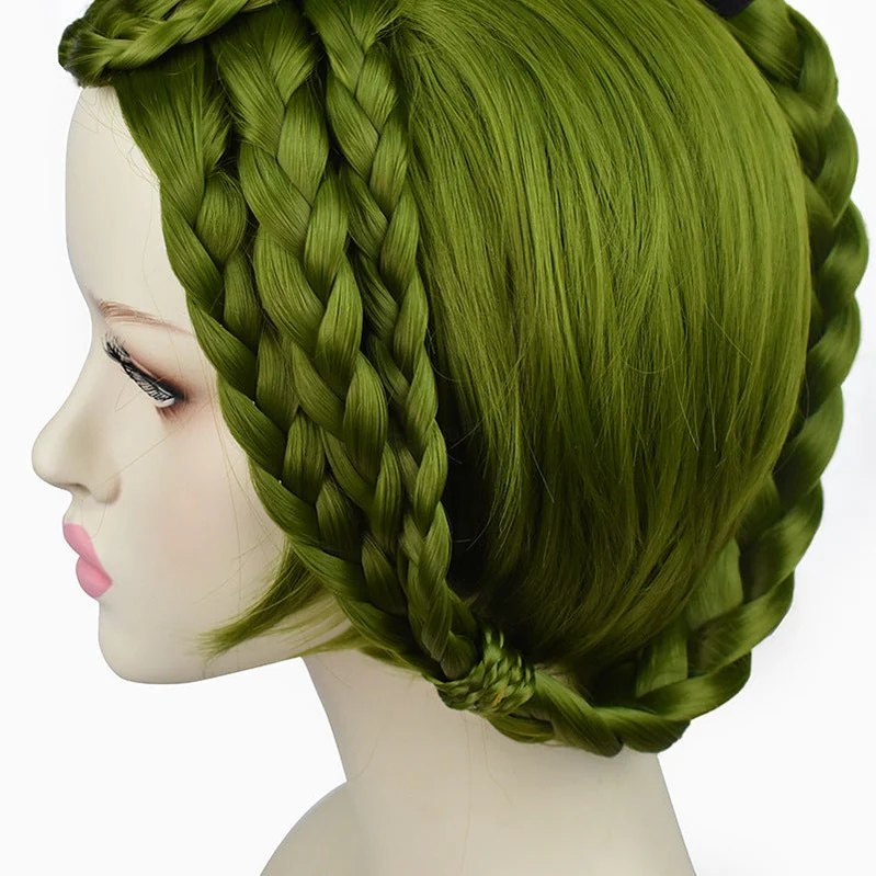 Game Identity V Doctors Past Emily Dale Green Cosplay Wigs