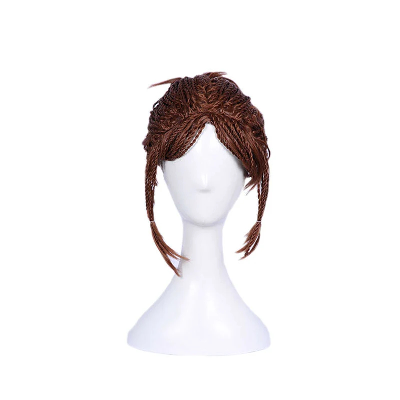 Game Identity V Emma Woods Short Brown Cosplay Wigs Without Hat