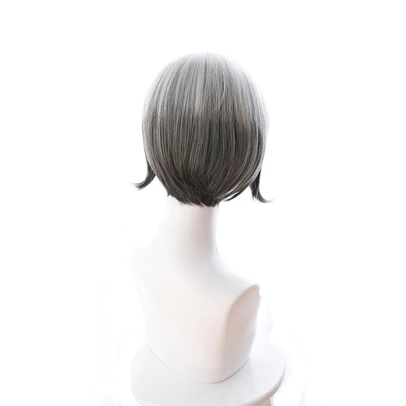 Identity V Mechanic Tracy Reznik Silver Gray Gradient Short Cosplay Wigs