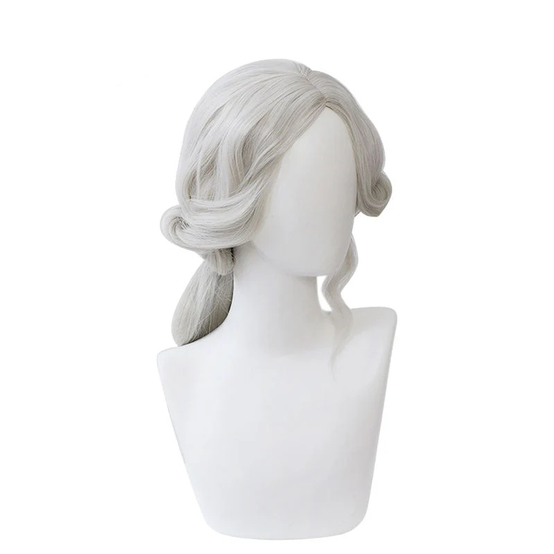 Game Identity V Photographer Joseph Desaulniers Silver Cosplay Wigs