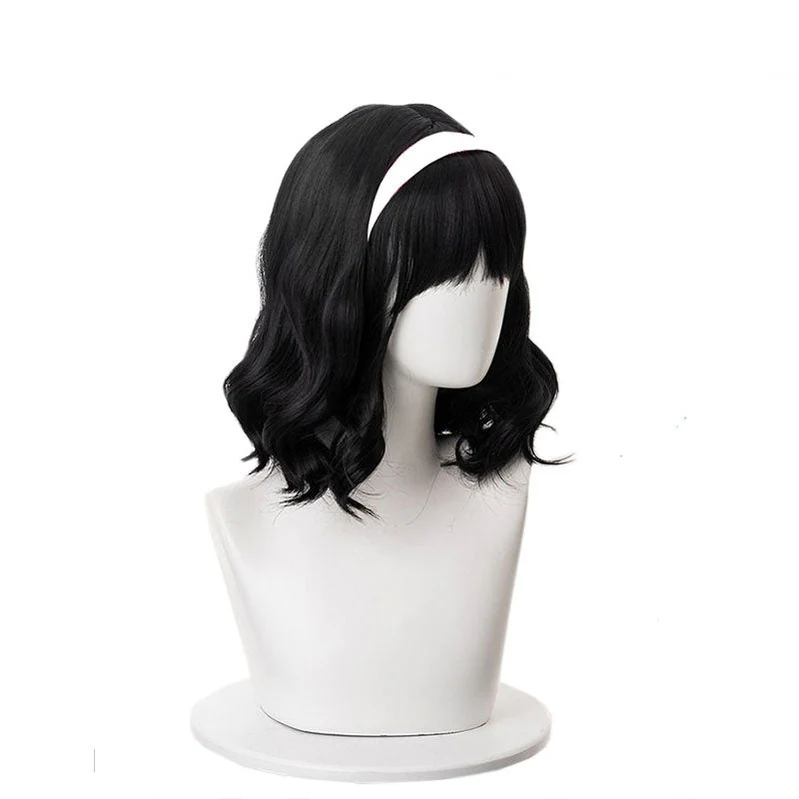 Game Identity V Witch Kawakami Tomie Yidhra Short Black Cosplay Wigs